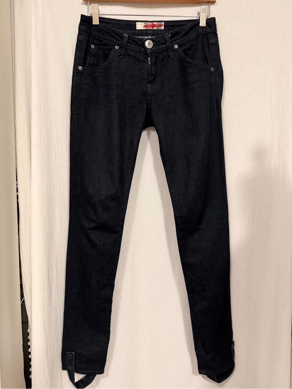 Hudson Vulcan Stirrup 5 Pocket Jean, Dark Rinse sz 27